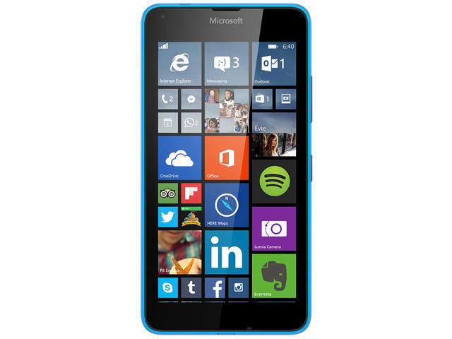Смартфони Microsoft Lumia 640 8GB, син цвят + 750MB интернет на месец