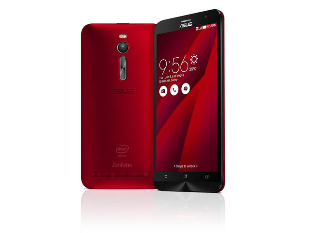 Смартфони Asus Zenfone 2 (ZE551ML) 32GB, червен цвят + 750MB интернет на месец