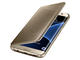 Калъфи Samsung Galaxy S7 Edge Clear View Cover, в златисто