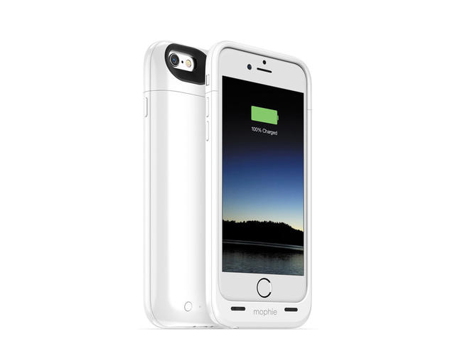 Калъфи Mophie juice pack air за iPhone 6/6s, в бяло