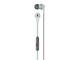 Слушалки Skullcandy Ink’d 2, в сиво-светлозелено