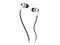 Слушалки Skullcandy Ink’d 2, в черно-бяло