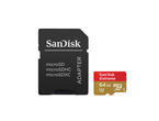 Карти памет 64GB microSDXC SanDisk Extreme Class 10 UHS-I U3