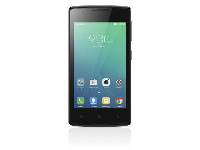 Смартфони Lenovo Vibe A (A1000m) 4GB, черен цвят + 750MB интернет на месец