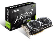 Видео карти MSI GeForce GTX 1060 ARMOR 6G OCV1