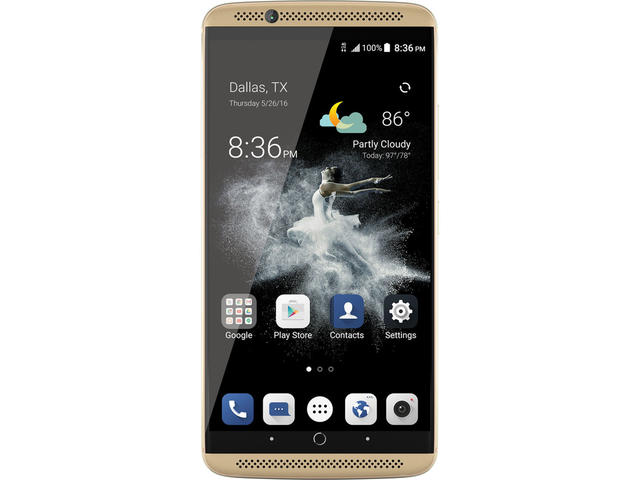 Смартфони ZTE Axon 7 64GB, златист цвят