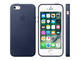 Калъфи Apple iPhone 5/5s/SE Leather Case, Midnight Blue