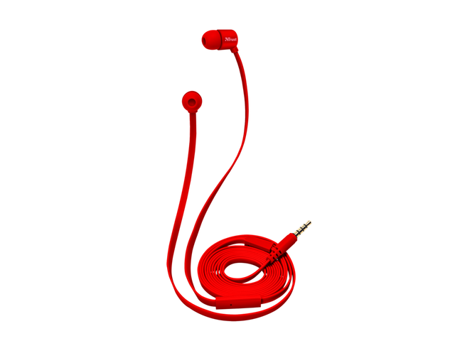 Слушалки TRUST Duga red