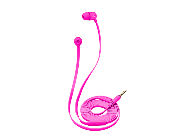 Слушалки TRUST Duga pink