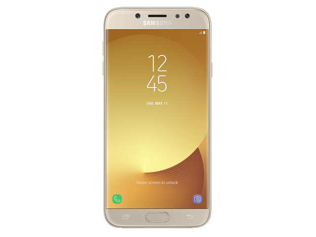 Смартфони Samsung Galaxy J7 (2017) Duos 16GB, златист цвят