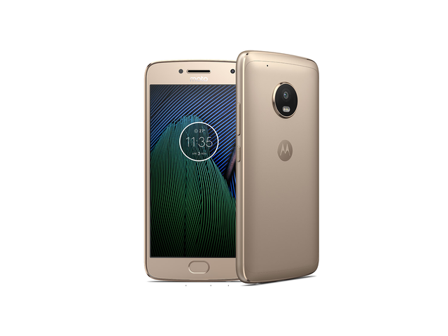 Смартфони Motorola Moto G5 Plus 32GB, златист цвят
