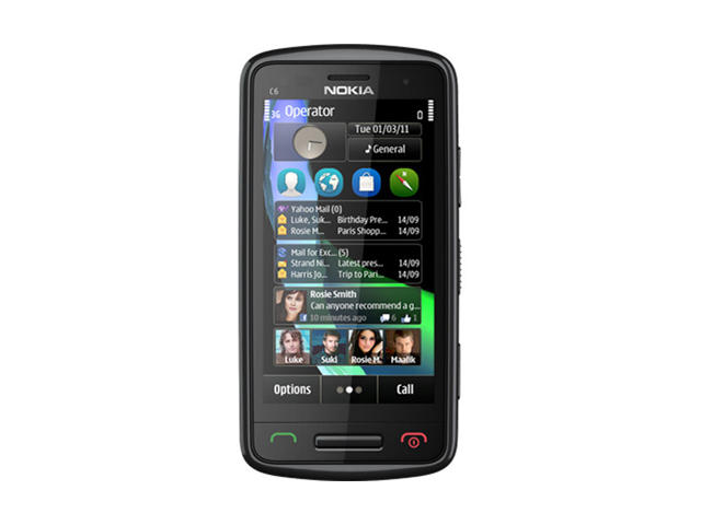 Смартфони Nokia C6-01 340МB, черен цвят