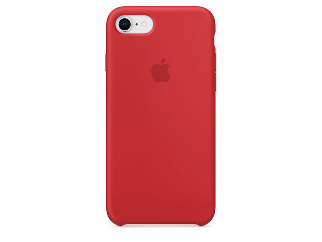 Калъфи Apple iPhone 8 / 7 Silicone Case, в червено