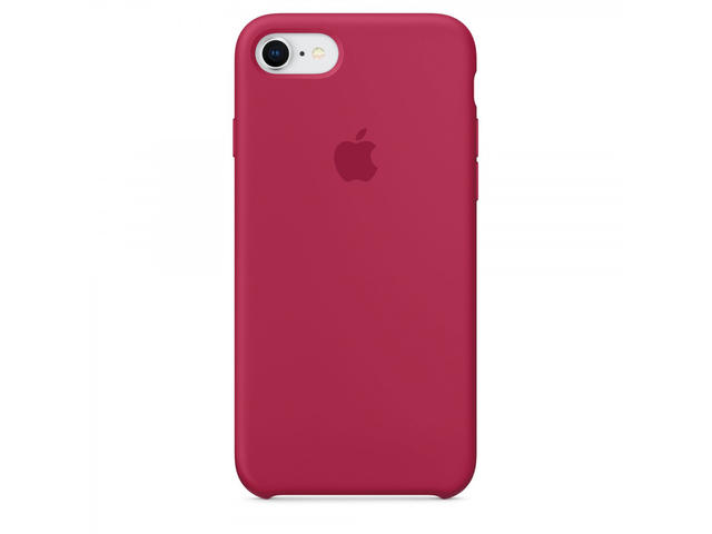 Калъфи Apple iPhone 8 / 7 Silicone Case, в тъмночервено
