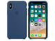 Калъфи Apple iPhone X Silicone Case, в синьо