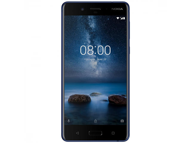 Смартфони Nokia 8 64GB, син цвят