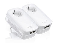 Smart Home AV2000 2-Port Gigabit Passthrough Powerline Starter Kit