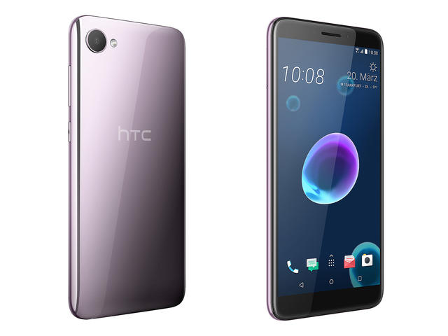 Смартфони HTC Desire 12 32GB, сребристо-лилав цвят