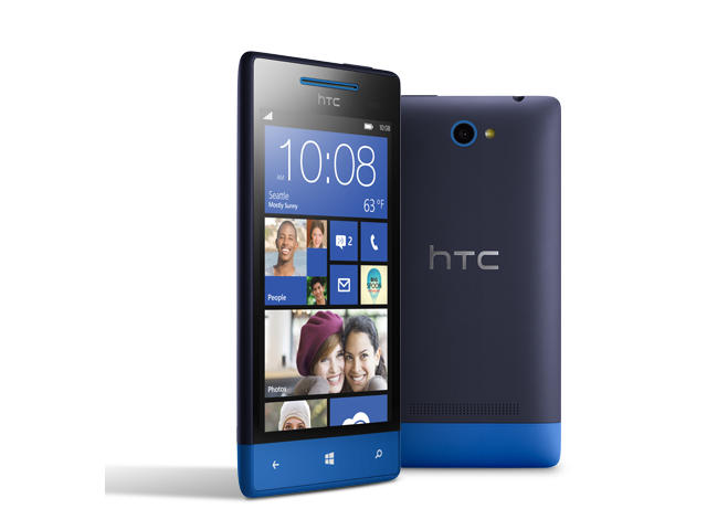 Смартфони HTC Windows Phone 8S 4GB, син цвят