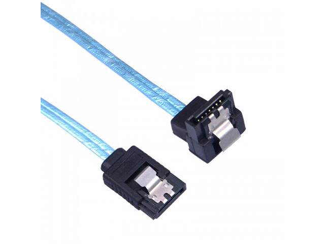 Кабели и Адаптери Orico кабел Cable SATA3 90cm /w Lock, 1 Right angle - CPD-7P6G-BA90