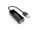 Кабели и Адаптери Orico адаптер USB to LAN 100Mbps black - UTJ-U2