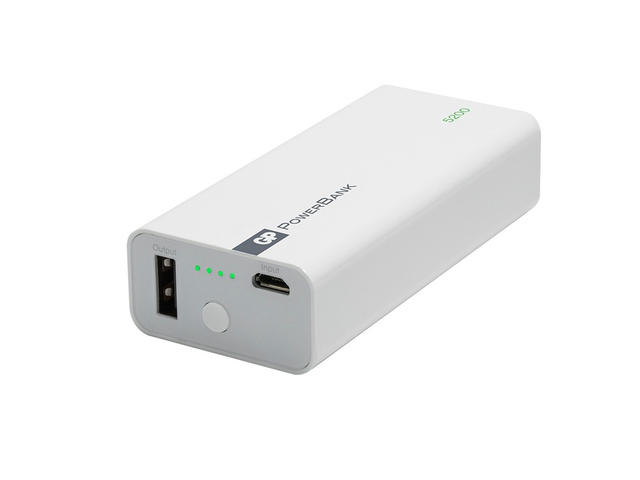 Външни батерии GP GPC05001 5200mAh, бяла