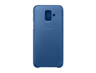 Калъфи Samsung A6 Wallet Cover, в синьо