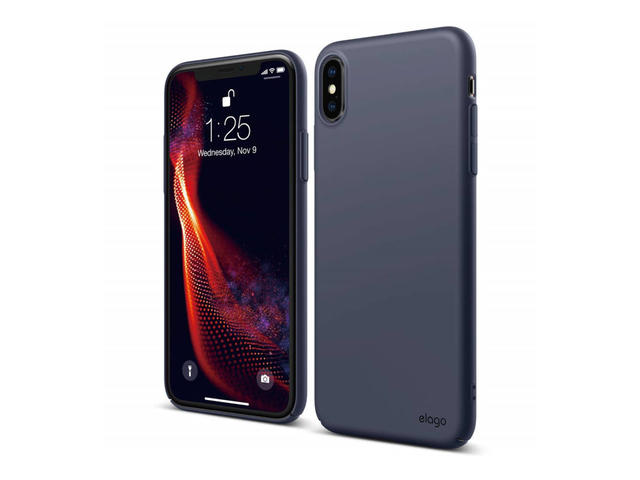 Калъфи Elago Slim Fit калъф за iPhone XS Max, тъмносин