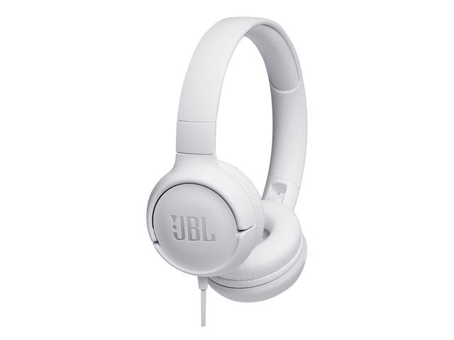 Слушалки JBL T500, в бяло