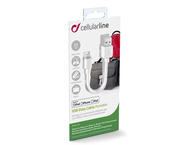 Кабели и Адаптери Cellular Line Lightning USB кабел