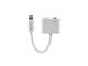 Кабели и Адаптери 4smarts Audio and Charging Splitter Lightning to Lightning & 3.5mm Aux