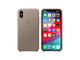 Калъфи Apple iPhone Xs Max Leather Case, в сиво