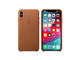Калъфи Apple iPhone Xs Max Leather Case, в кафяво