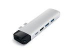 Кабели и Адаптери Satechi USB-C Pro USB Hub HDMI 4K & Ethernet, сребрист