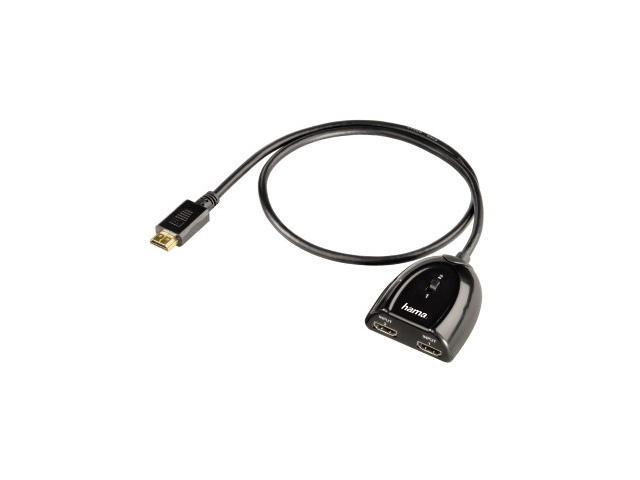 Кабели и Адаптери Hama превключвател HDMI 2x1/ вх/изх