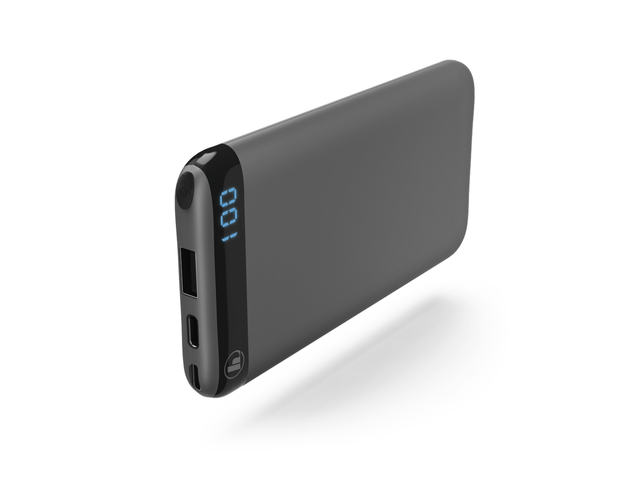 Външни батерии Hama "LED10S" Power Pack, 10000 mAh, anthracite