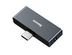 Кабели и Адаптери Baseus USB-C Male + 3.5mm Female Adapter L57 Black