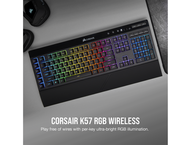 Клавиатури Corsair K57 RGB WIRELESS Gaming Keyboard (NA), с леко нарушена опаковка