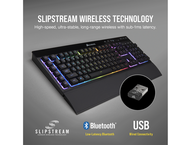 Клавиатури Corsair K57 RGB WIRELESS Gaming Keyboard (NA), с леко нарушена опаковка