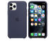 Калъфи Apple iPhone 11 Pro Silicone Case, тъмносин