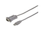 Кабели и Адаптери Hama USB to Serial Converter, 2.0 m, grey