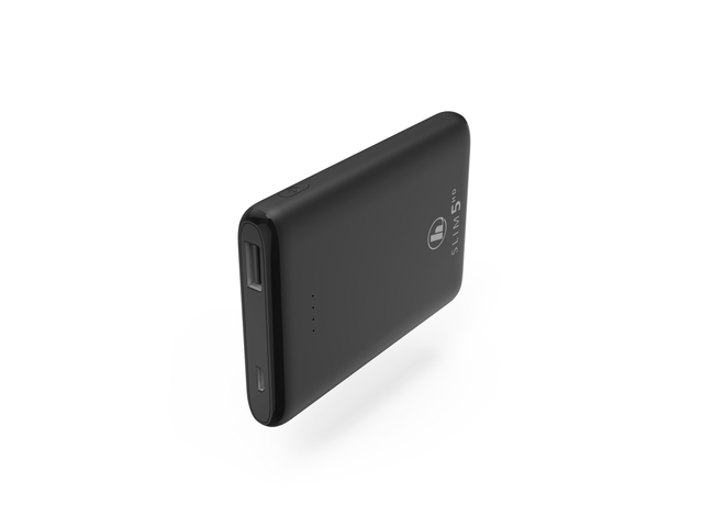 Външни батерии  Hama "SLIM 5HD" Power Pack, 5000m Ah, в черно