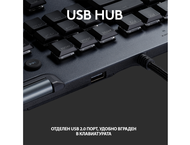 Клавиатури Logitech G815 LIGHTSYNC RGB GL Clicky - CARBON
