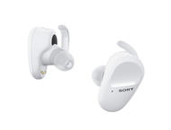 Слушалки Sony WF-SP800N, в бяло