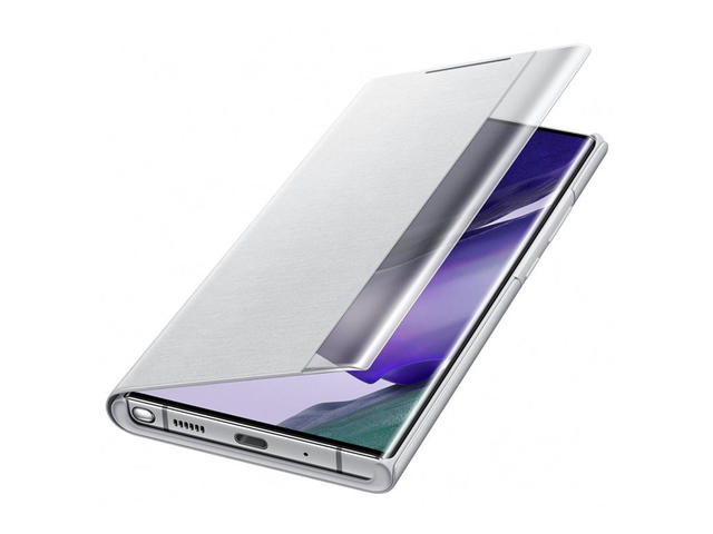 Калъфи Samsung Galaxy Note20 Ultra Smart Clear View Cover Mystic White