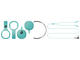 Слушалки Philips O'Neill SHO3300MINT