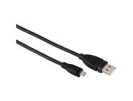 Кабели и Адаптери Кабел Hama Micro USB 2.0, екраниран, черен, 3,00 m