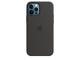 Калъфи Apple iPhone 12 | 12 Pro Silicone Case с MagSafe - Black