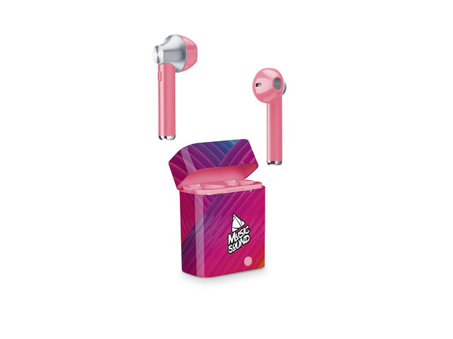 Слушалки Cellular line Music Sound TWS4, виолетови