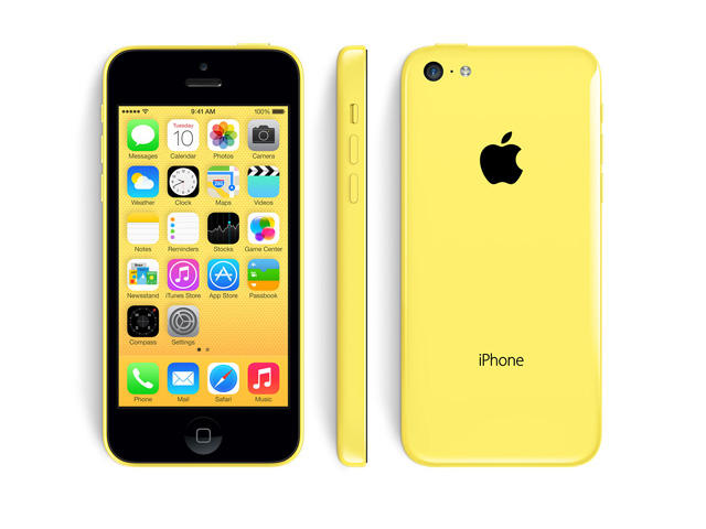Смартфони Apple iPhone 5c 16GB, жълт цвят